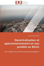 D centralisation Et Approvisionnement En Eau Potable Au B nin af Gnele-J