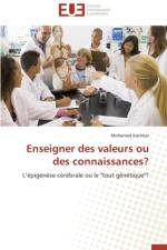 Enseigner des valeurs ou des connaissances? af Kochkar-M