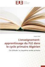 L'Enseignement-Apprentissage Du Fle Dans Le Cycle Primaire Alg rien af Chaif-I