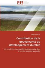 Contribution de la Gouvernance Au D veloppement Durable af Mathe-S
