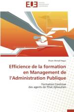 Efficience de la Formation En Management de L Administration Publique af Hagui-I