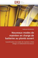 Nouveaux Modes de Maintien En Charge de Batteries Au Plomb Ouvert af Dillenseger-G