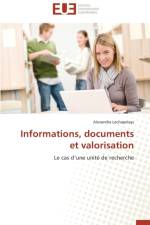 Informations, Documents Et Valorisation af Lechapelays-A
