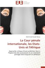La Cour P nale Internationale, Les Etats-Unis Et l'Afrique af Mpoyi-D
