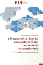 L Imputation L tat Du Comportement Des Mouvements Insurrectionnels af Sanou-B