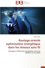 Routage Orient Optimisation nerg tique Dans Les R seaux Sans Fil af Heni-M