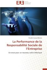 Performance de la Responsabilit Sociale de L Entreprise af Moreno-R