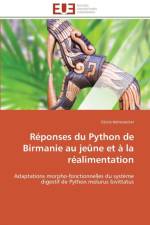 Reponses du python de birmanie au jeune et a la realimentation af Helmstetter-C