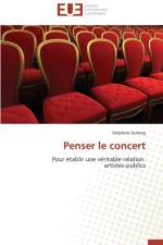 Penser Le Concert af Dulong-D