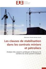 Les Clauses de Stabilisation Dans Les Contrats Miniers Et P troliers af Atteib-M