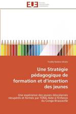 Une Strat gie P dagogique de Formation Et D Insertion Des Jeunes af Miabe-F