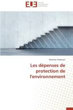 Les D penses de Protection de l'Environnement af Vrebosch-M