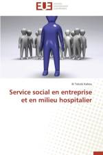 Service Social En Entreprise Et En Milieu Hospitalier af Kahou-B
