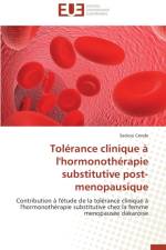 Tol rance Clinique l'Hormonoth rapie Substitutive Post-Menopausique af Conde-S