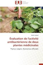 valuation de l'Activit Antibact rienne de Deux Plantes M dicinales af Zeghad-N