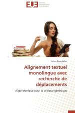 Alignement Textuel Monolingue Avec Recherche de D placements af Bourdaillet-J