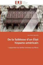 de la Faiblesse D Un tat Hispano-Am ricain af Izquierdo-J