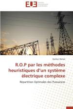 R.O.P Par Les M thodes Heuristiques D Un Syst me lectrique Complexe af Rahiel-D