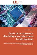 Etude de la croissance dendritique du cuivre dans l'acide oxalique af Ostermann-E