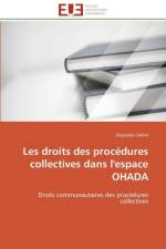 Les Droits Des Proc dures Collectives Dans l'Espace Ohada af Sakho-D