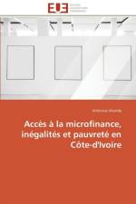 Acc s La Microfinance, In galit s Et Pauvret En C te-d'Ivoire af Abanda-A