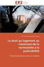 Droit Au Logement Au Cameroun af Nsola-C