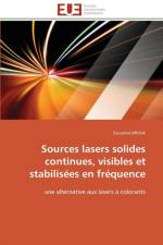 Sources Lasers Solides Continues, Visibles Et Stabilis es En Fr quence af Mhibik-O