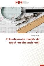 Robustesse Du Modele de Rasch Unidimensionnel af Boade Georges