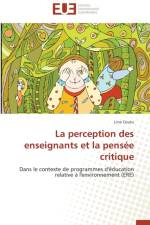 Perception Des Enseignants Et La Pensee Critique af Coutu Line