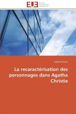 La Recaract risation Des Personnages Dans Agatha Christie af Rossier-I