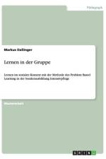Lernen in der Gruppe af Markus Dallinger