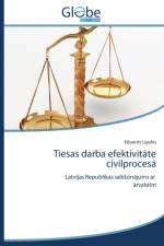 Tiesas Darba Efektivit Te Civilproces af Lipskis Eduards