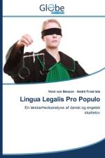 Lingua Legalis Pro Populo af Von Benzon Vinni