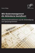 Wie Kostenmanagement die Aktienkurse beeinflusst af Florian Philipp