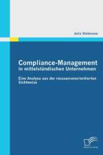Compliance-Management in mittelstandischen Unternehmen af Julia Stehmann