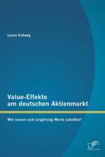 Value-Effekte am deutschen Aktienmarkt af Lasse Erdweg