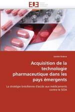 Acquisition de la technologie pharmaceutique dans les pays emergents af Robine-A