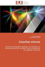 Couches Minces af Collectif