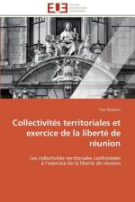 Collectivit s Territoriales Et Exercice de la Libert de R union af Nassouri-Y