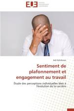 Sentiment de Plafonnement Et Engagement Au Travail af Kolokosso-J