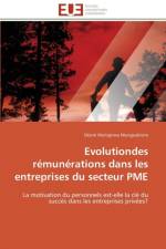 Evolutiondes R mun rations Dans Les Entreprises Du Secteur Pme af Munguabisire-D