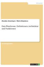 Data Warehouse. Definitionen, Architektur und Funktionen af Zhandos Amantayev