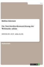 Die Drei-Streifen-Kennzeichnung der Weltmarke adidas af Matthias Ackermann