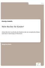 Mehr Rechte fur Kinder? af Ksenija Andelic