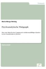 Psychoanalytische Padagogik af Maria-Marga Weitzig