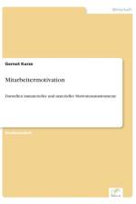 Mitarbeitermotivation af Gernot Kurze