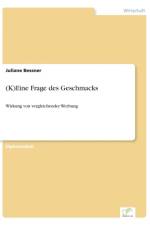 (K)Eine Frage des Geschmacks af Juliane Bessner