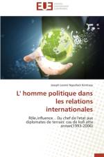 L' Homme Politique Dans Les Relations Internationales af Kemtsop-J