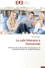Le Caf Litt raire l'Universit af Pagacz-L