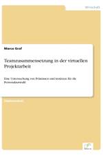 Teamzusammensetzung in der virtuellen Projektarbeit af Marco Graf